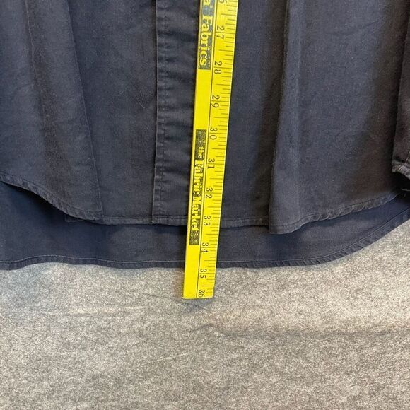 POLO RALPH LAUREN Shirt Men’s Large Blue Harlow Cotton Long Sleeve Button Down - Picture 7 of 10
